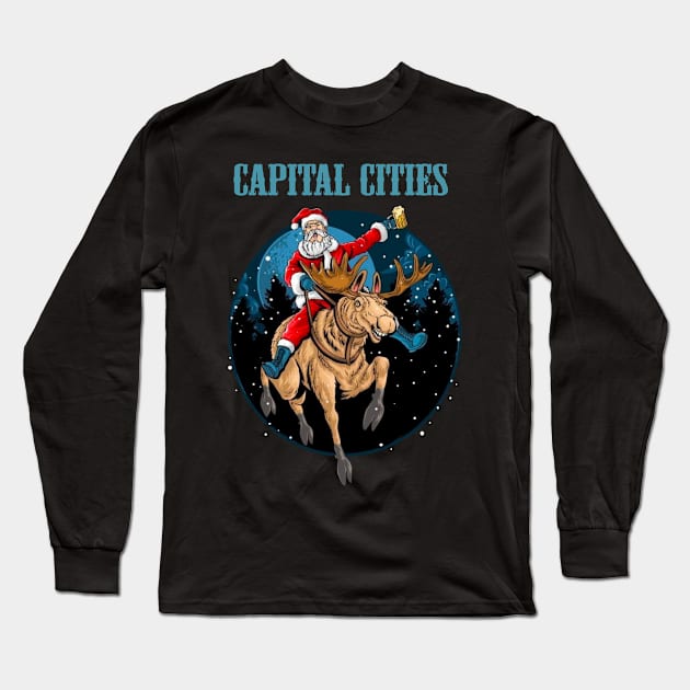 CAPITAL CITIES BAND XMAS Long Sleeve T-Shirt by a.rialrizal